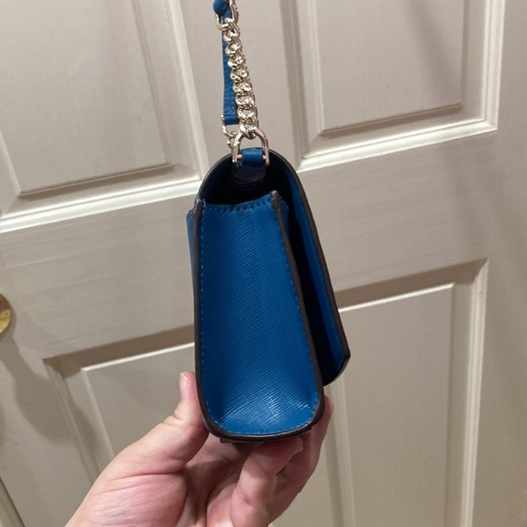 Kate Spade Staci Dark Peacock Blue Crossbody Purse Bag - Picture 11 of 16